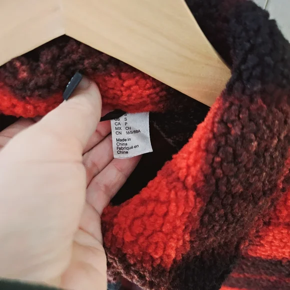 H&M plaid long shacket - Picture 3 of 7